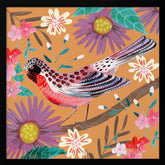 Bird and Flowers Poster