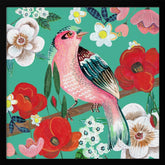 Bird and Flowers Poster