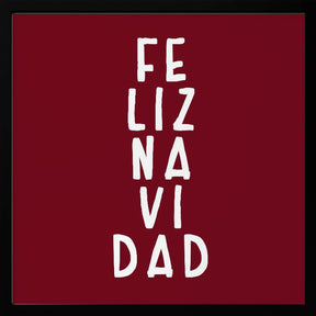 Simple feliz Navidad Poster