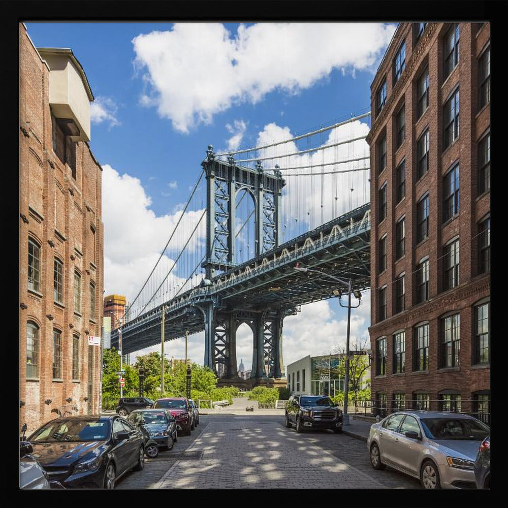 NEW YORK CITY Manhattan Bridge Poster