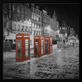 Evening impression of the Royal Mile in Edinburgh - Colorkey Poster