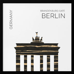 Urban Art BERLIN Brandenburg Gate Poster