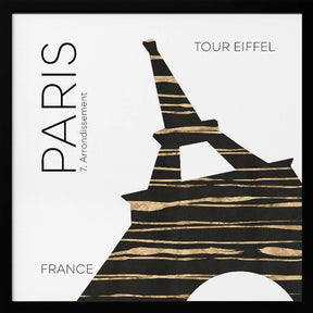 Urban Art PARIS Eiffel Tower Poster