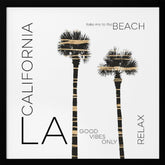 Urban Art LA Palm Trees Poster