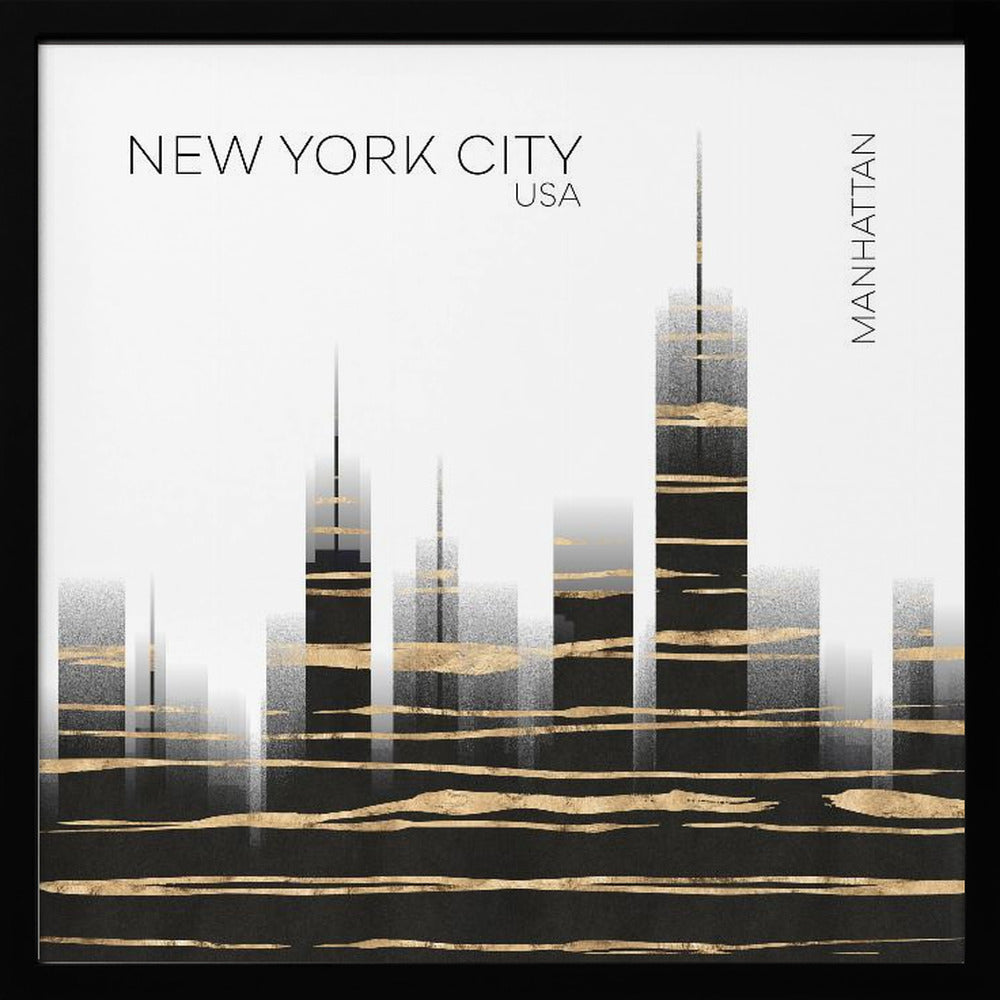 Urban Art NYC Skyline Poster