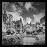 EDINBURGH Dean Village - Monochrome Poster