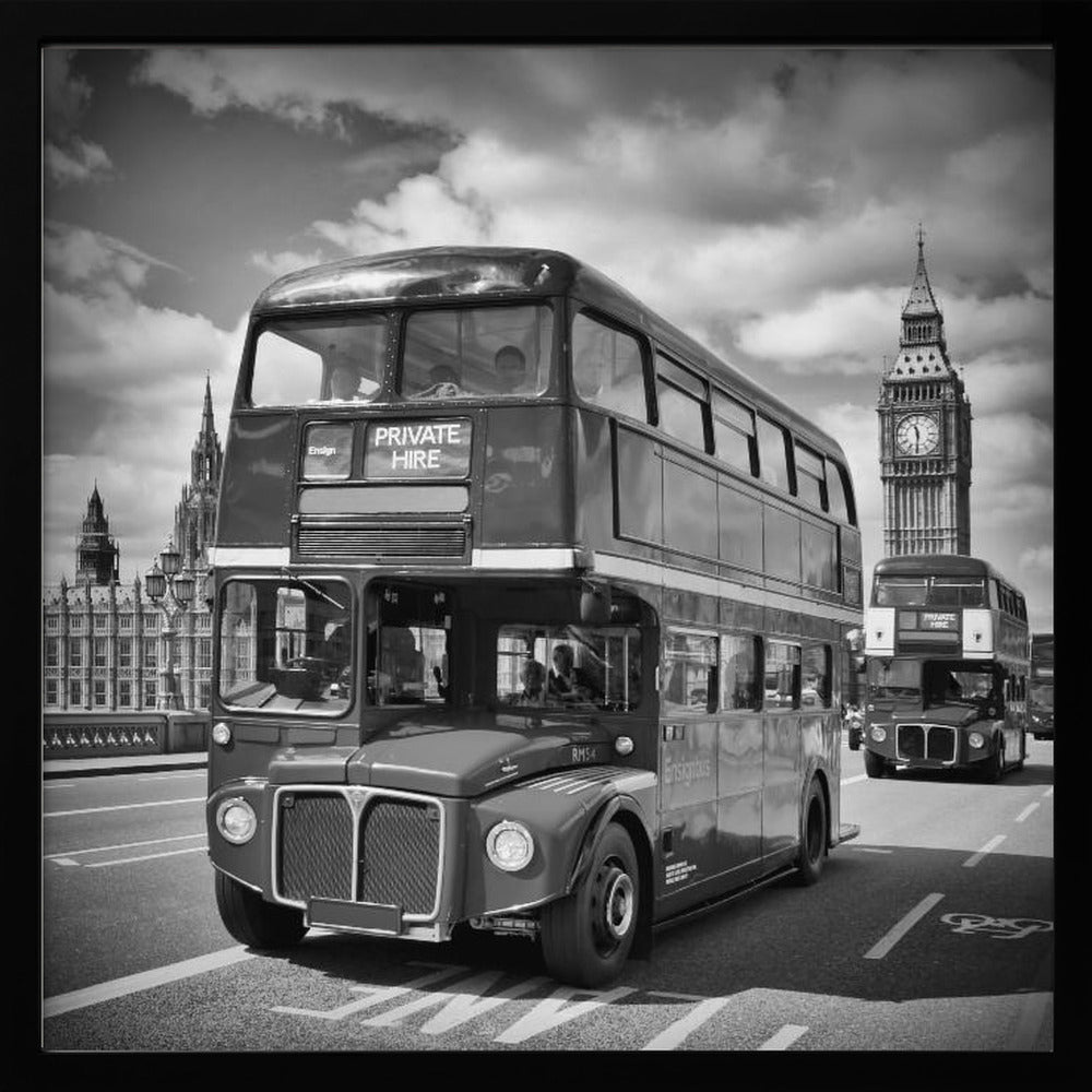 LONDON Classical Streetscene Poster