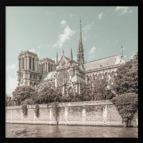 PARIS Cathedral Notre-Dame | urban vintage style Poster