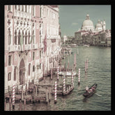 VENICE Canal Grande with Santa Maria della Salute | urban vintage style Poster