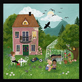 Summerday in the garden Poster