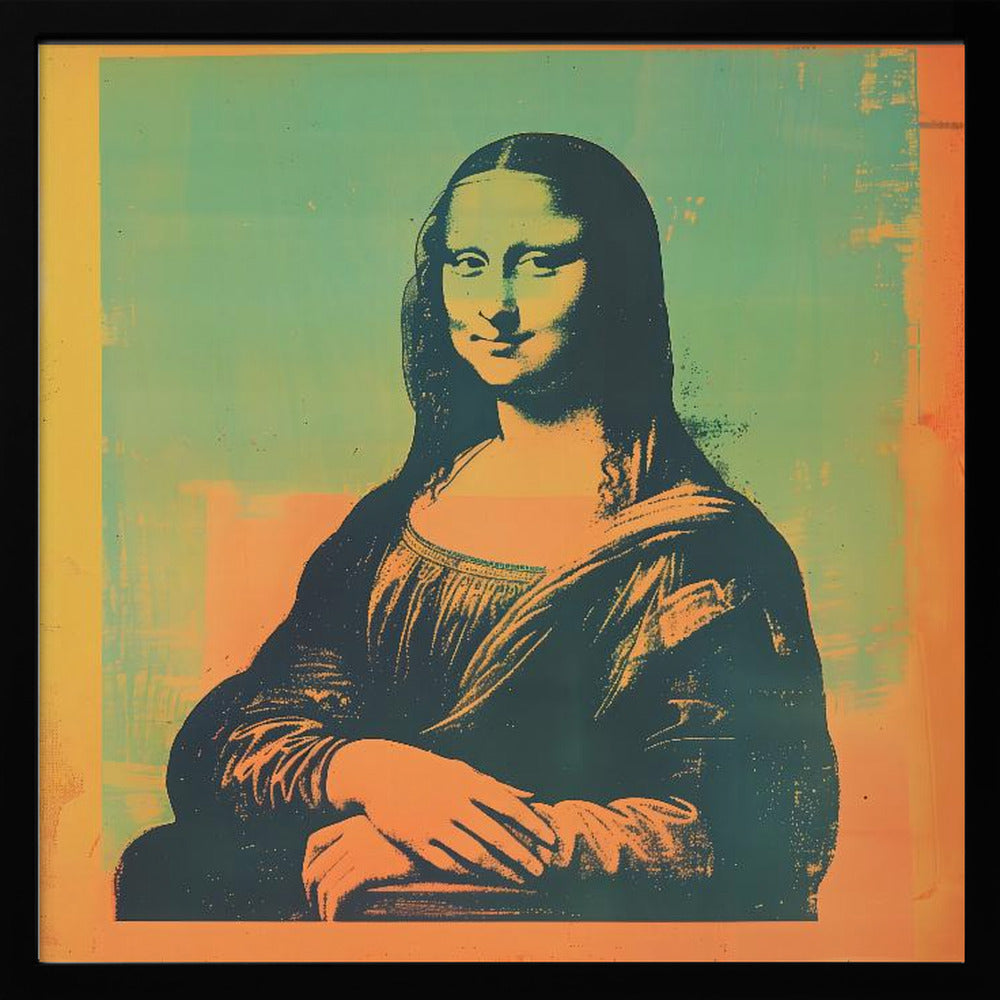 Mona Lisa Modern Poster