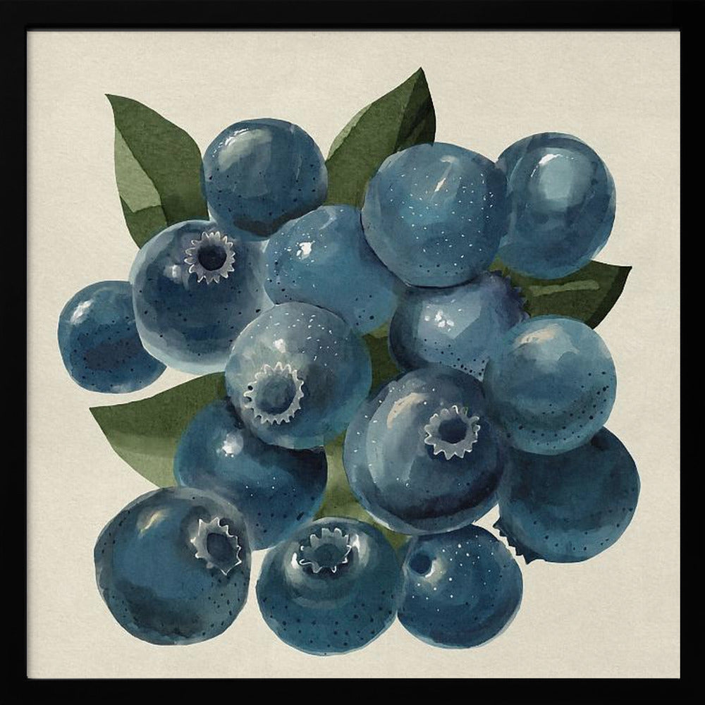 Blueberries Poster