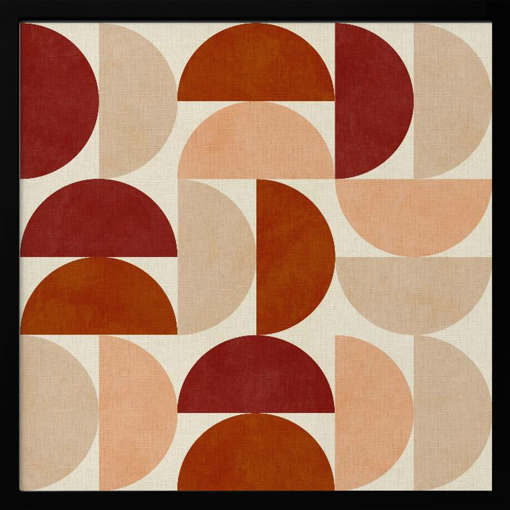 Autumn Mid Century Earthy 6 Poster