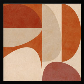 Autumn Mid Century Earthy 4 Poster