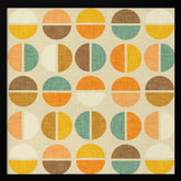 Rainbow Dots - Mid Century Neutral Poster