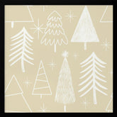 Christmas Tree Evergreen - Tree - Pine Tree Beige Poster