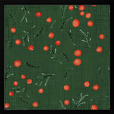 Holiday Branches &amp; Berries Green Poster