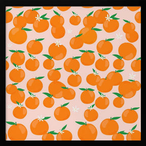 Oranges Pattern Poster