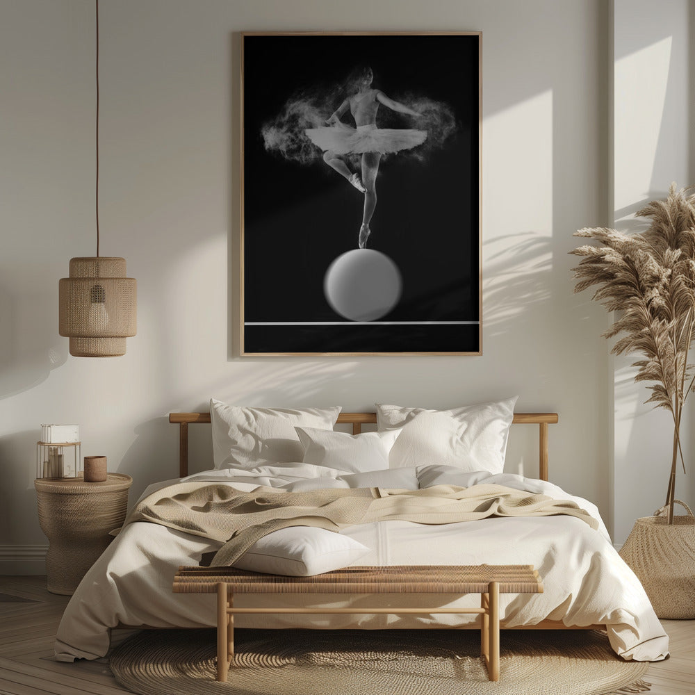 Spin with Ball Poster