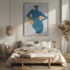 Blue Woman Poster