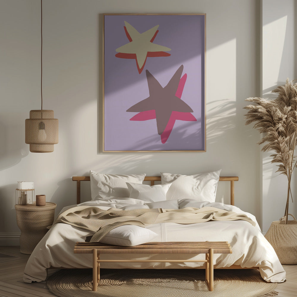 Lilac Star Poster