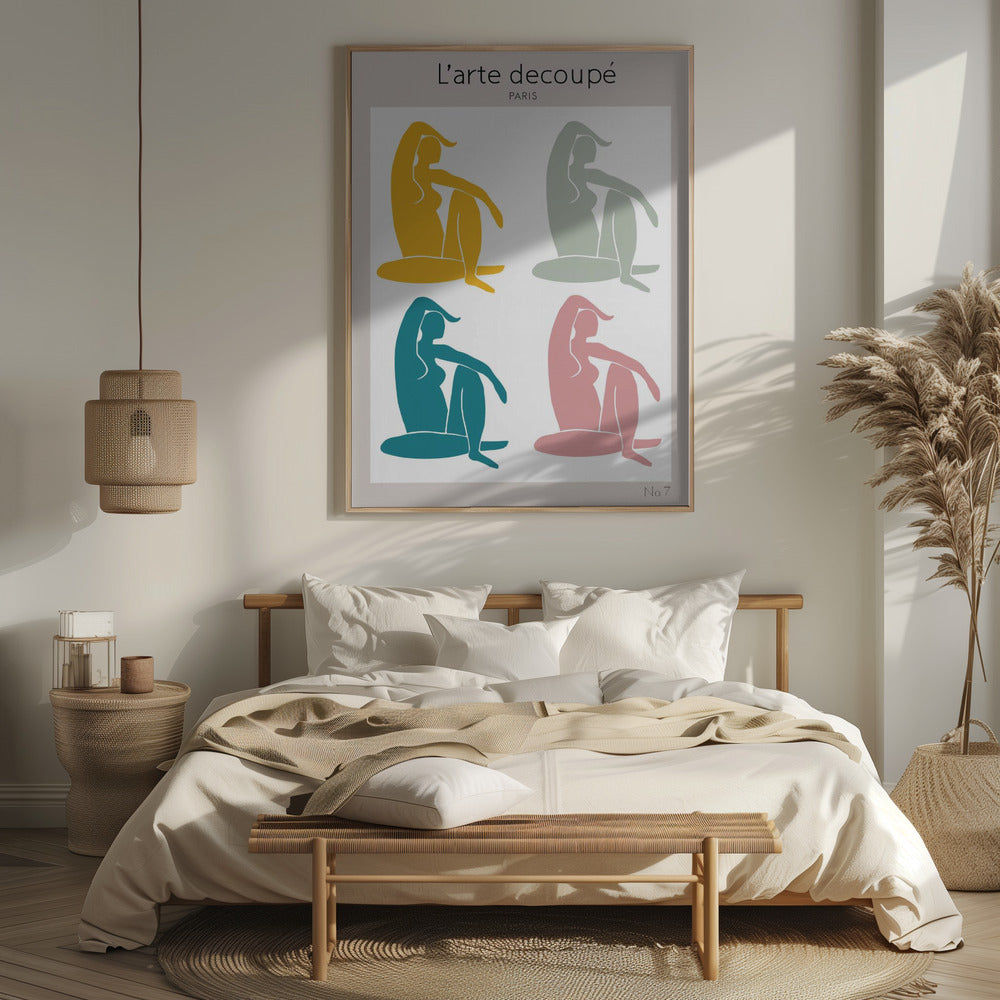 Four Figures Poster