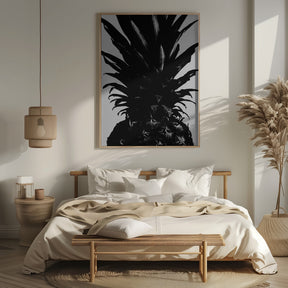 Pineapple bw Poster