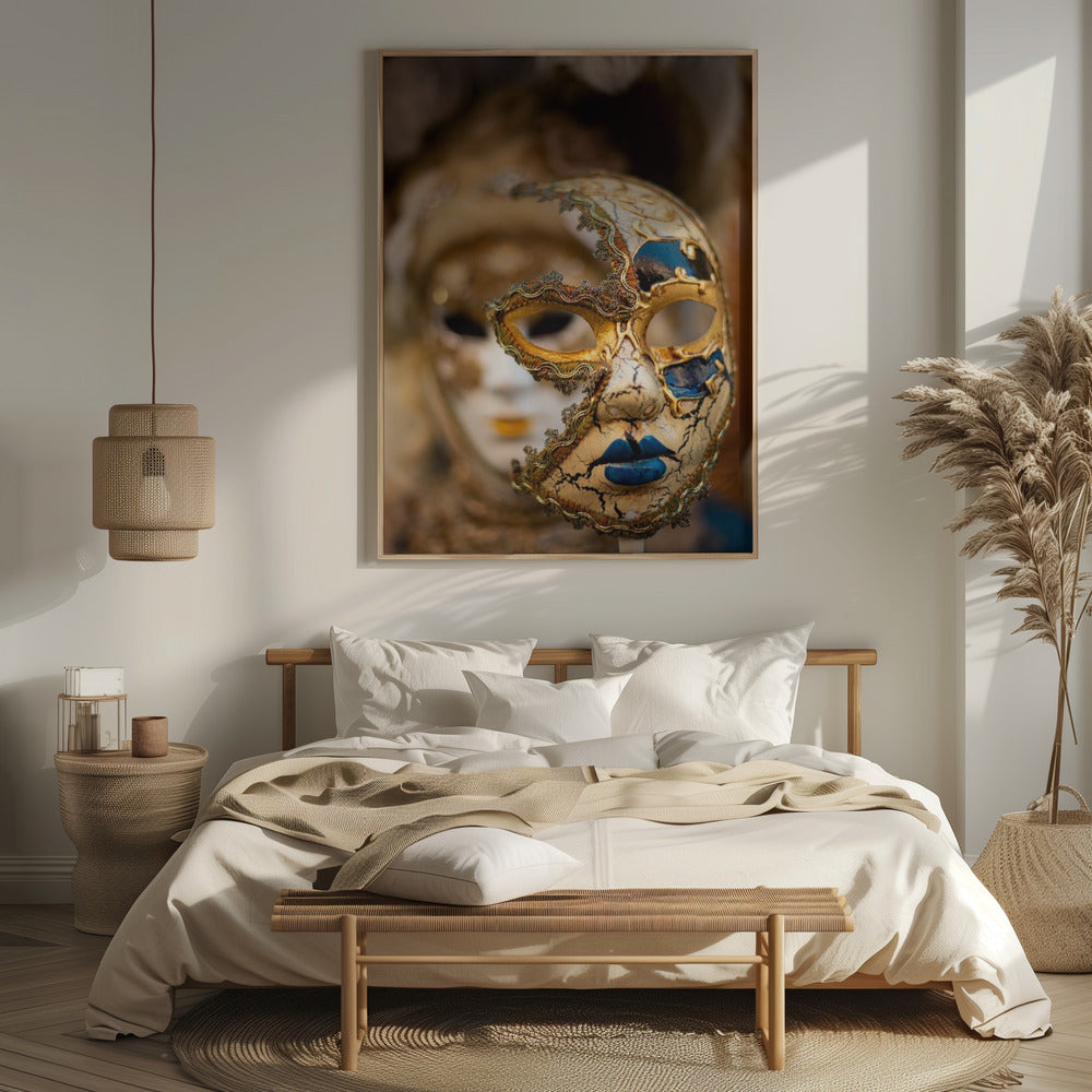 Behind the Eyes of Venice Mask Poster