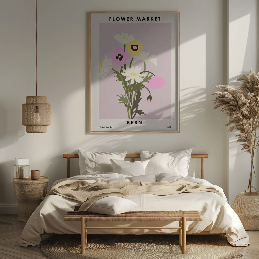 Flower Market Bern Poster