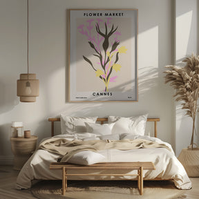 Flower Market Cannes Poster