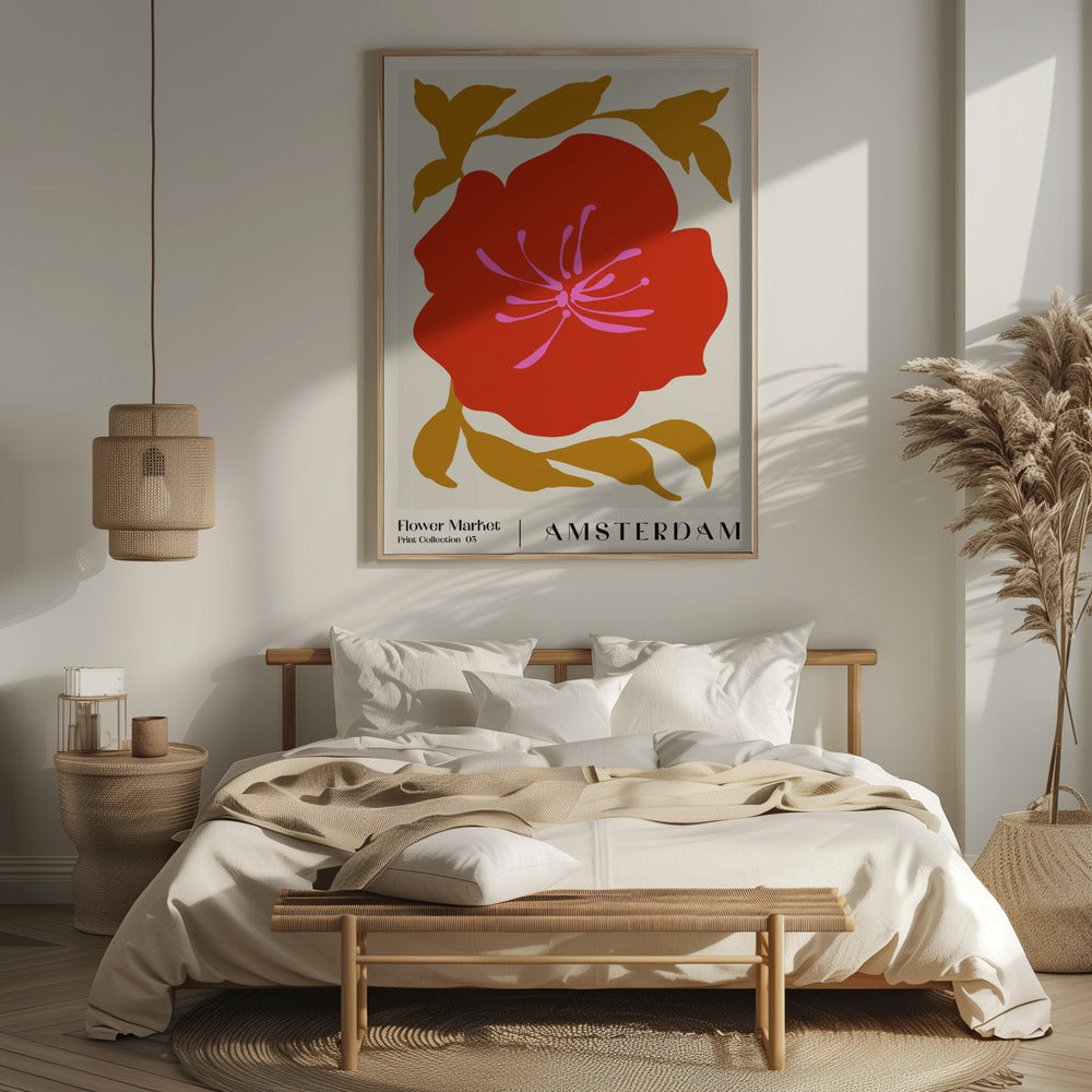 Flower Market. Amsterdam Poster