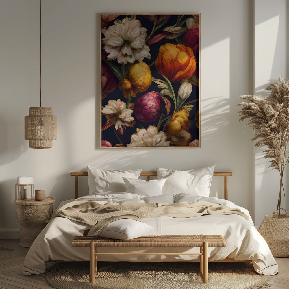 Romantic Flowers Poster