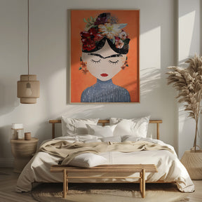 Frida (Orange Version) Poster