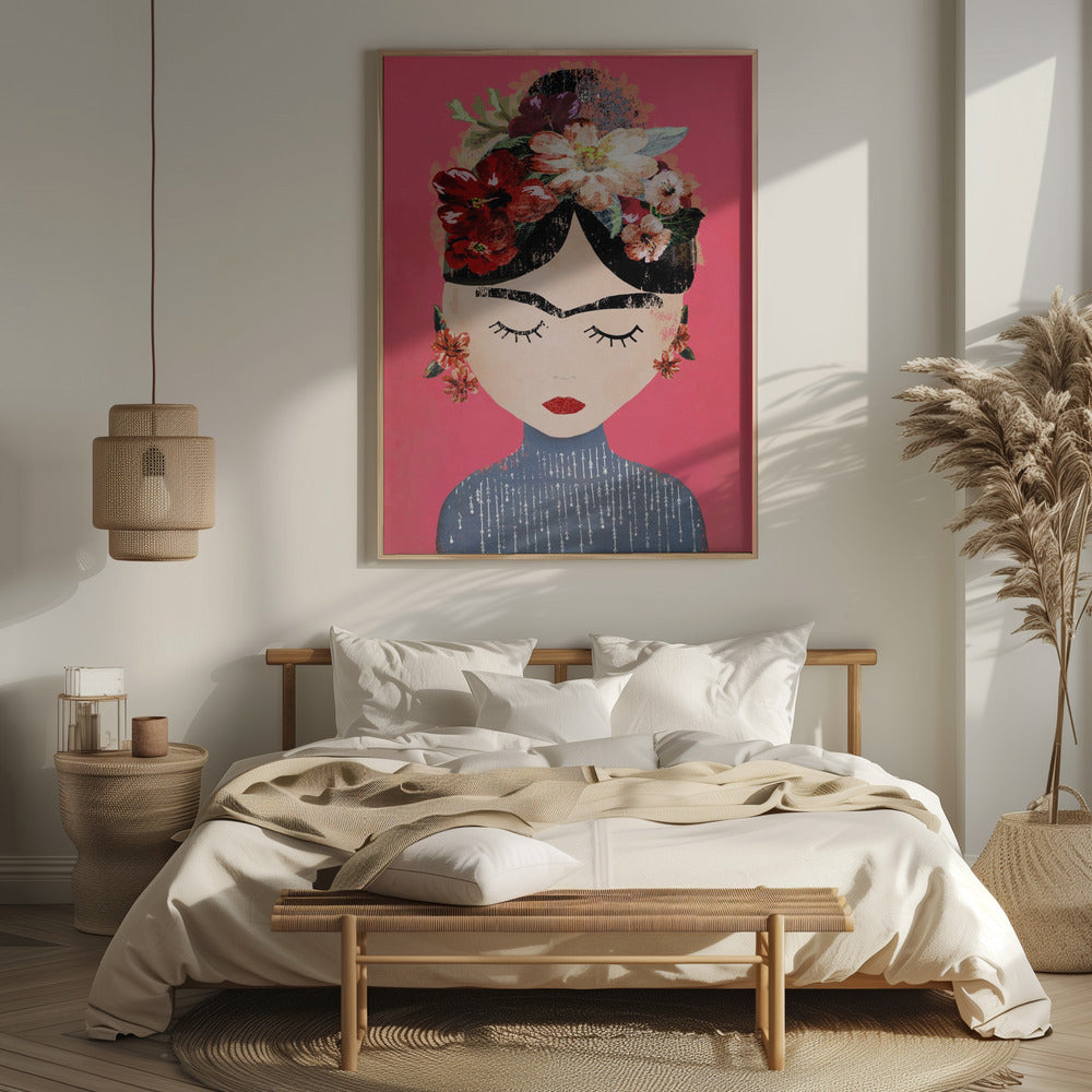 Frida (Pink Version) Poster