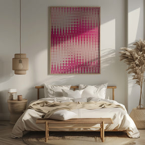 Pink Blurred Pattern Poster