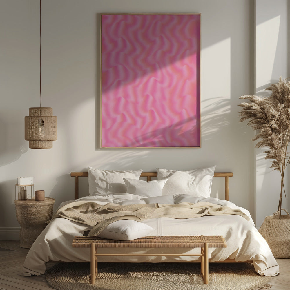 Pink Silk Pattern Poster