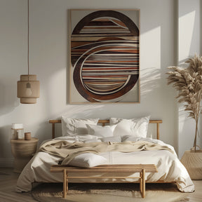 Curved Wood Poster