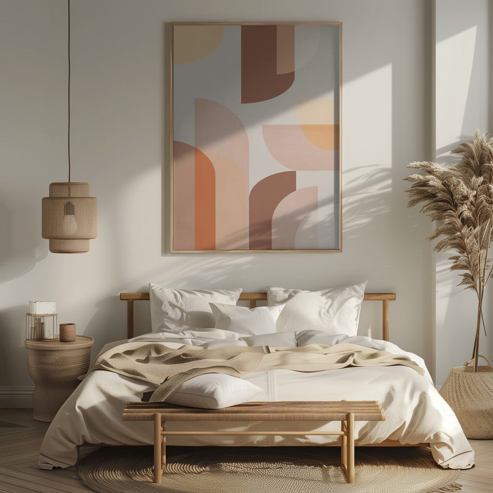 Retro Geometric Poster