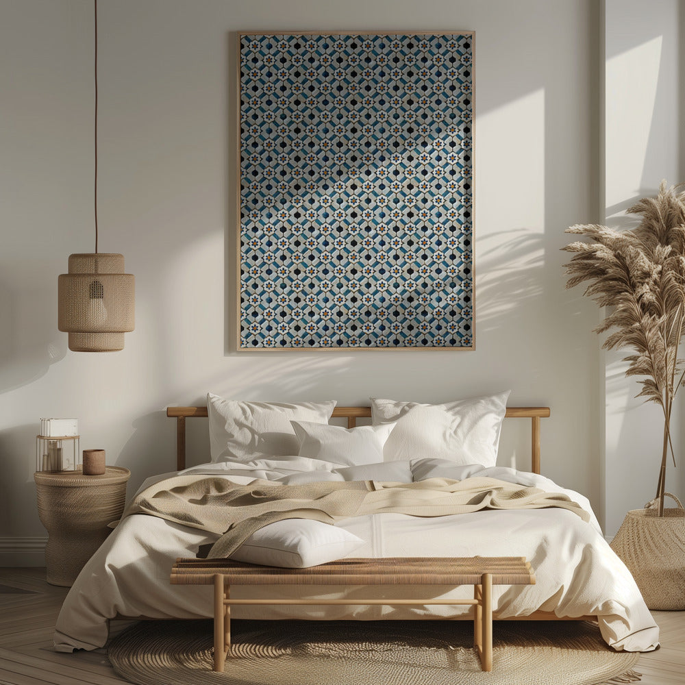 Moroccan Tile Pattern Poster