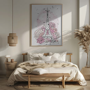 Peony Paris Poster