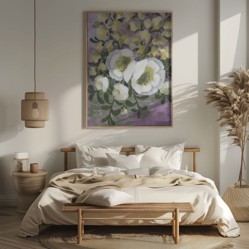 Raelynna painterly florals Poster