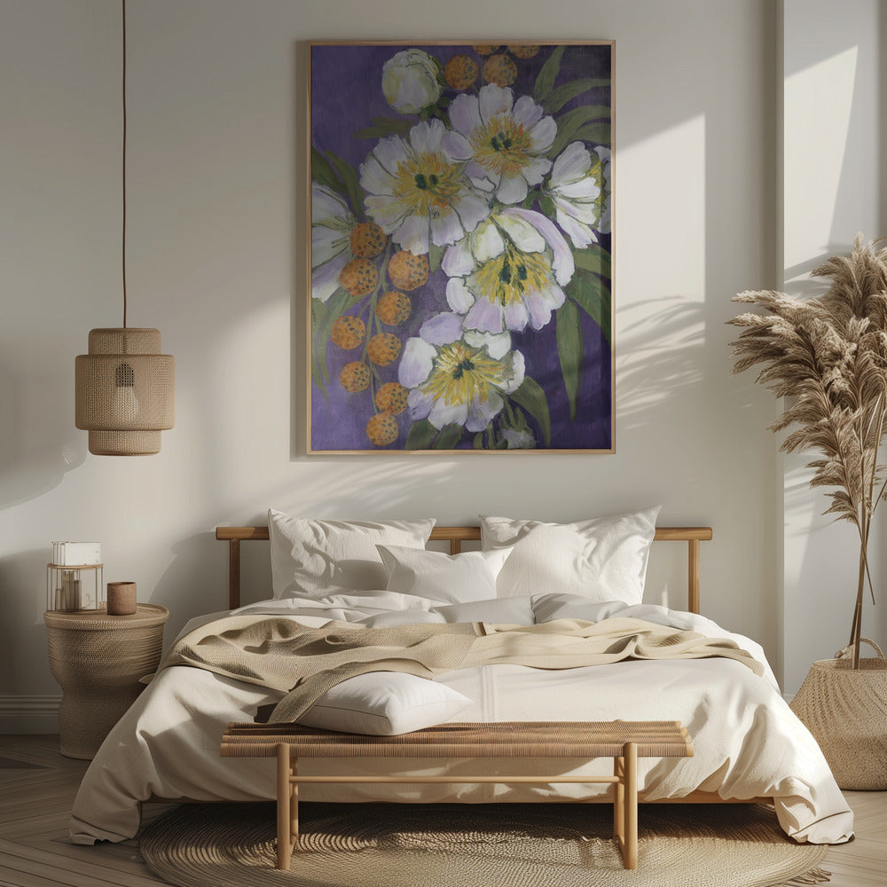 Choi painterly bouquet Poster