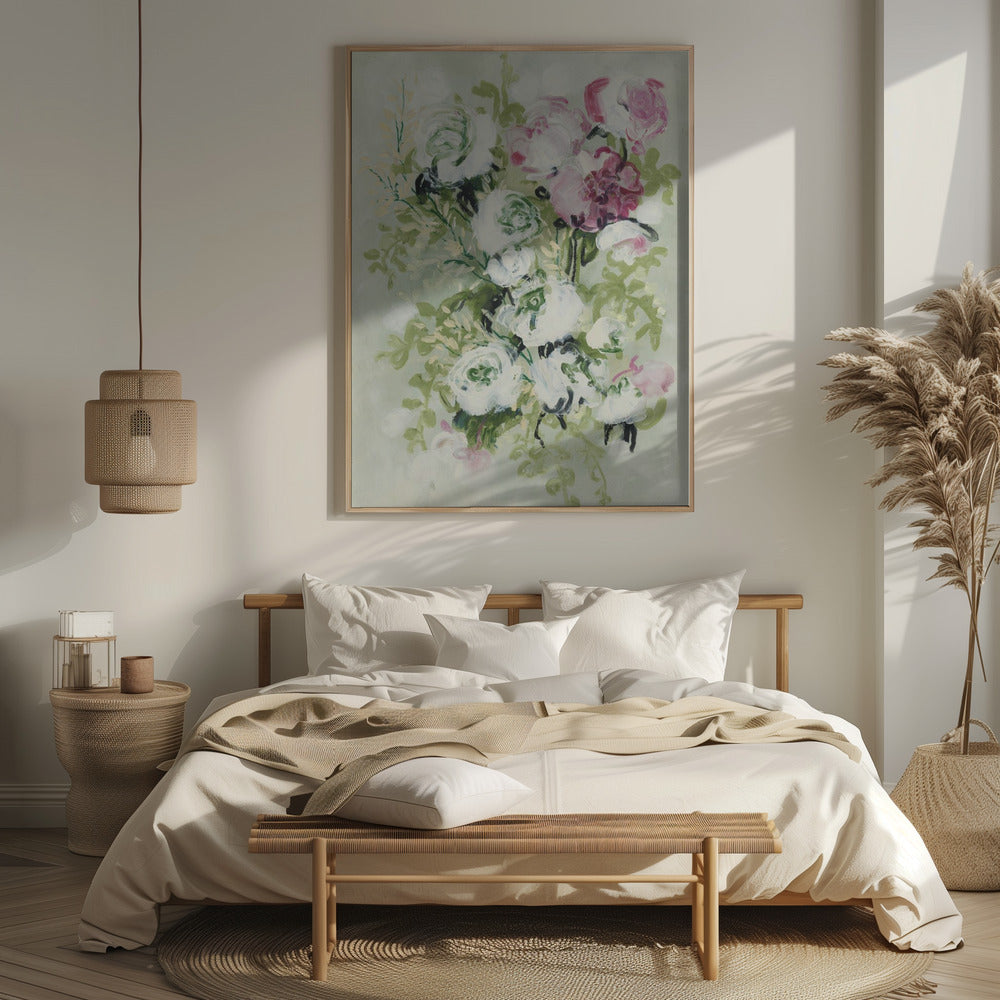 Haneul painterly bouquet Poster