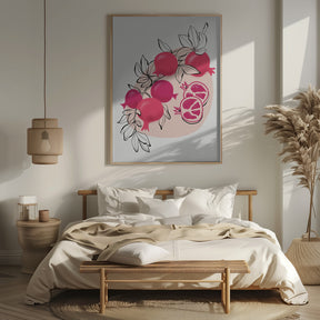 Fathia pomegranates Poster