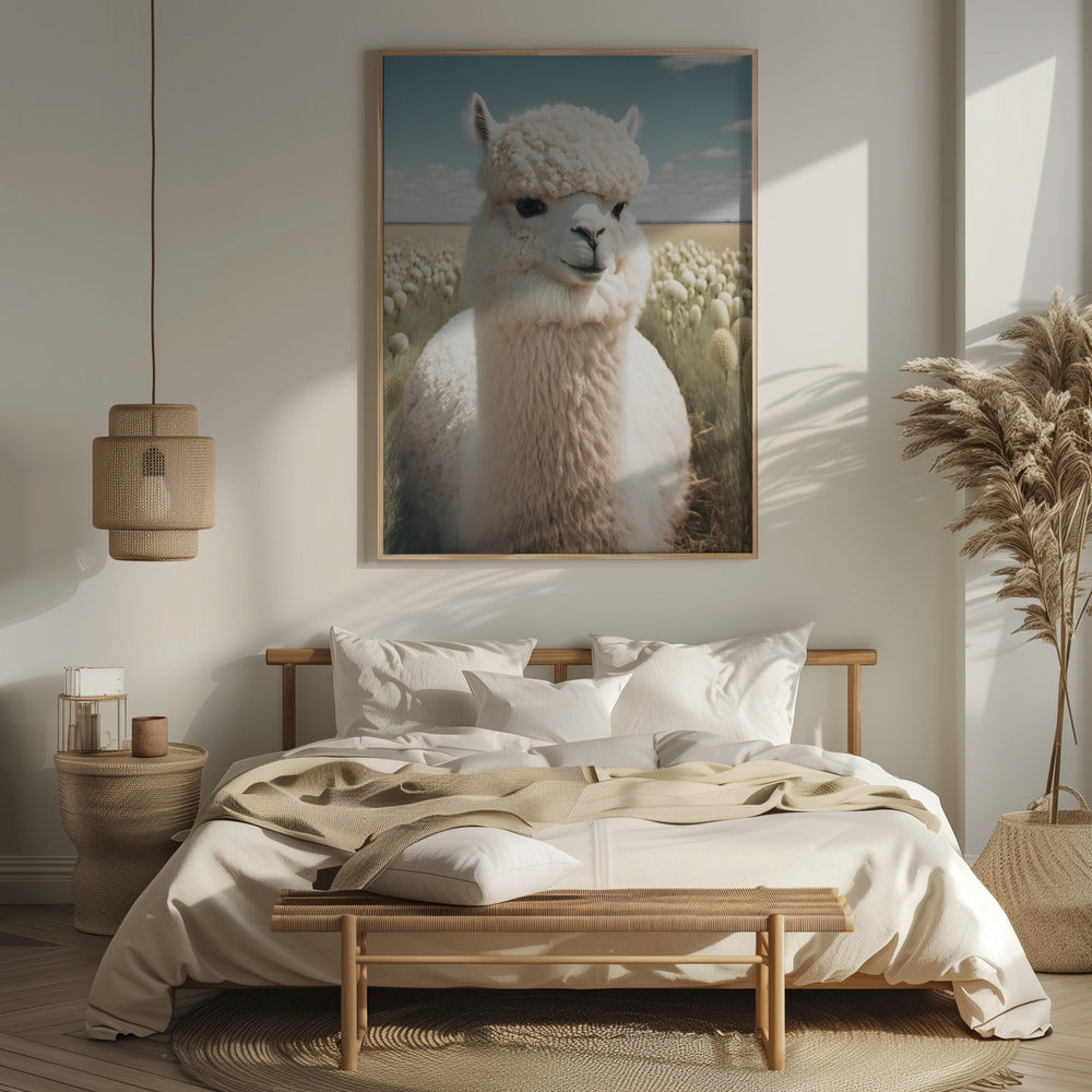 Cute Llama Poster