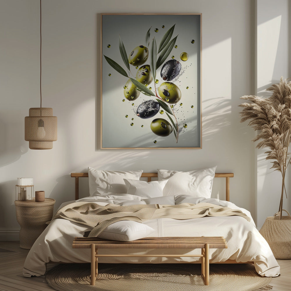 Fresh Olives Poster