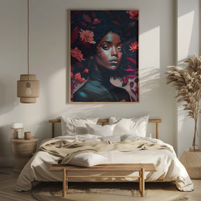 Goddess Of The Flowers Poster