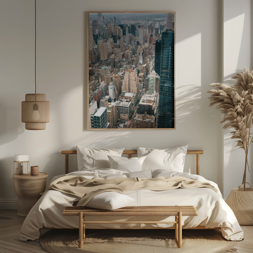 New York City from above Poster