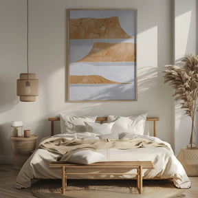 Abstract lake Powell view Poster