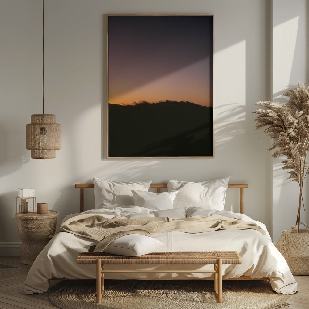 Dune Grass Sunset Poster